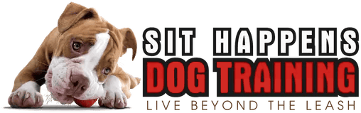 Logo for Sit Happens Dog Training, the Best Dog Trainer in Jacksonville, FL