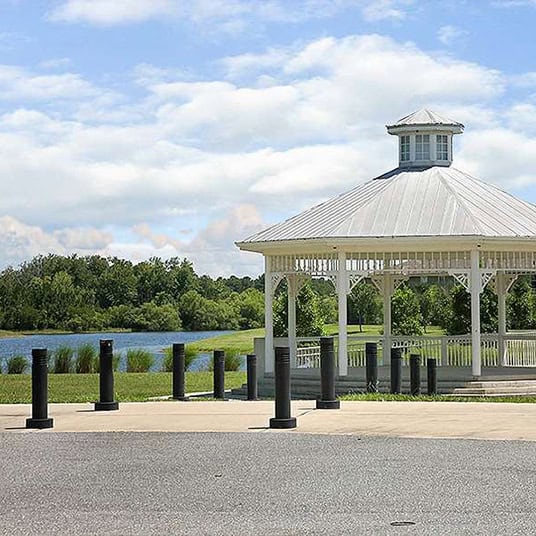 Waterfront park and pavilion, ideal for dog training in Fleming Island, FL.